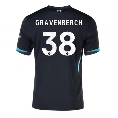 Pánský Fotbalový dres Liverpool Ryan Gravenberch #38 2024-25 Venkovní Krátký Rukáv